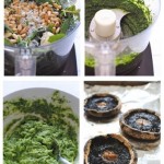 PORTOBELLO MUSHROOMS WITH KALE PESTO GUACAMOLE