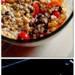 Grilled Chicken with Mom’s Barley Corn Salad