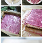 GLUTEN FREE NO BAKE BLACKBERRY FROZEN CHEESECAKE