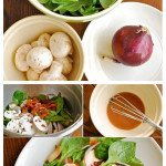 Spinach Salad with Warm Bacon Dressing