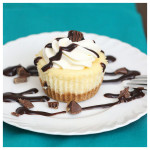 Mini Peanut Butter Cup Cheesecakes