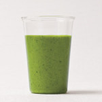 Spinach, grape, and coconut smoothie